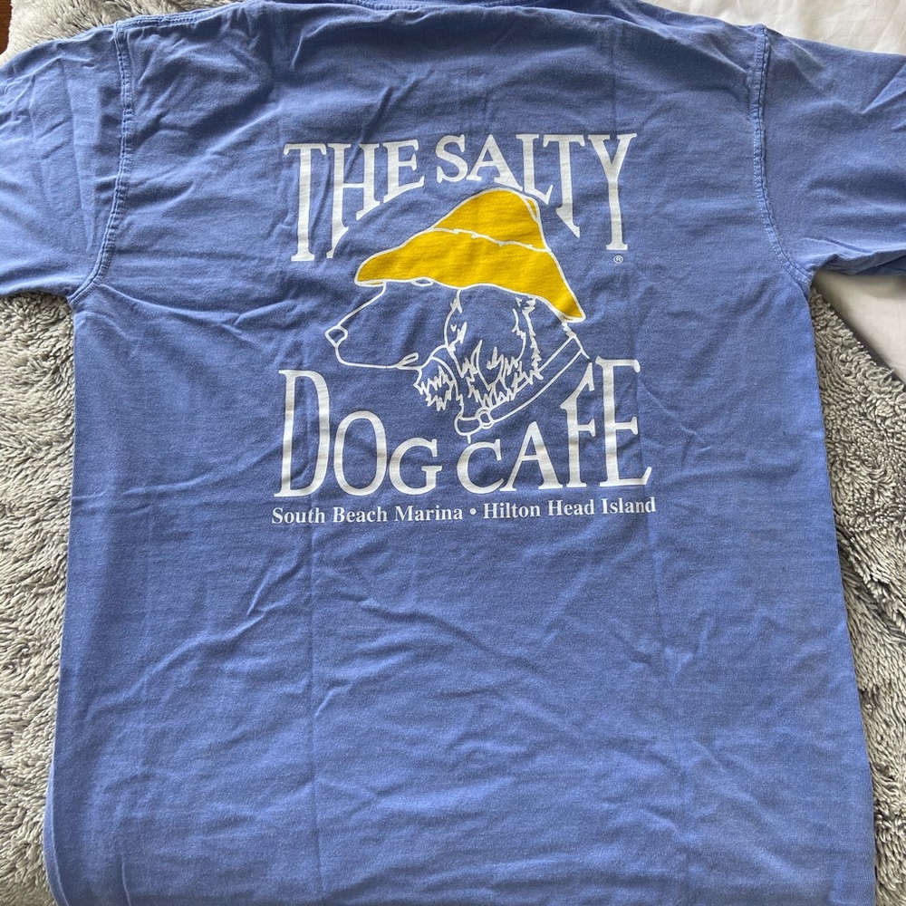 The Salty Dog Cafe Light Blue T-shirt